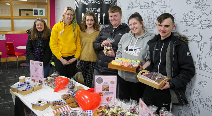 Last week, all four of South Eastern Regional College’s (SERC) main campuses, Lisburn, Downpatrick, Bangor and Newtownards hosted a Valentines themed fair.   